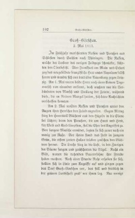 Groß-Görschen. 2 Mai 1813