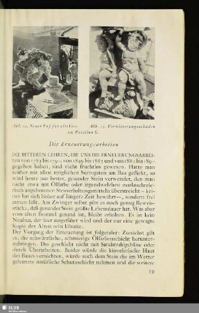 Die Erneuerungsarbeiten
