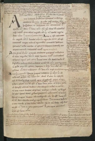 Chronicon Virdunense (mit 11 Schaltzetteln und Marginalien)