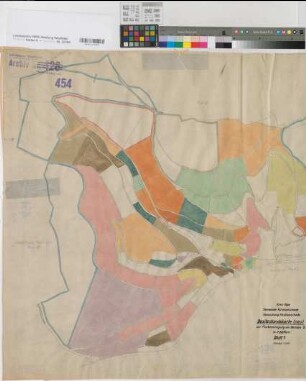 Kirchveischede (Lennestadt), Umlegung Benolpe, Besitzstandskarte (neu) Bl.1