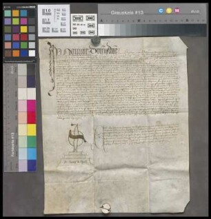 Dolgesheim: Instrumentum super collation parochialis ecclesie in Dolgesheim