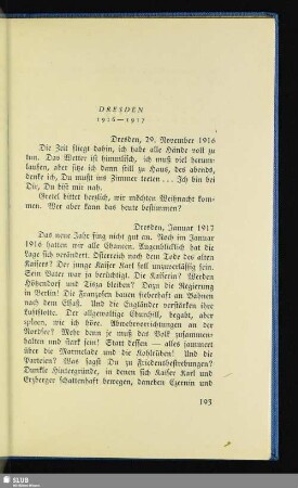 Dresden 1916-1917