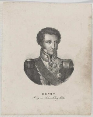 Bildnis des Ernst I., Herzog von Sachsen-Coburg-Saalfeld