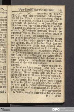 Von Christlicher Gelassenheit.