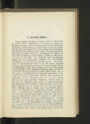 6. Friedrich Rückert.