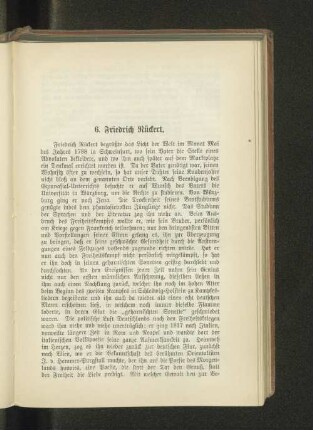 6. Friedrich Rückert.