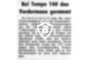 Bei Tempo 140 [Name maskiert] gerammt