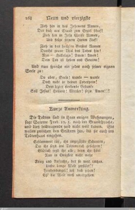 Kurze Anmerkung.