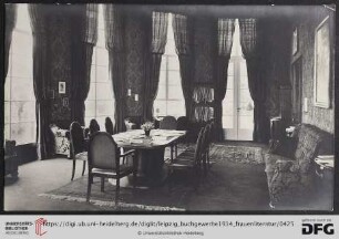 Weltausstellung für Buchgewerbe und Graphik Leipzig 1914: Leseraum