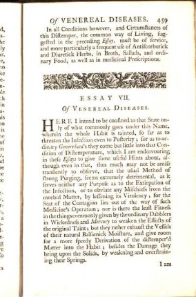 Essay VII. Of Venereal Diseases.