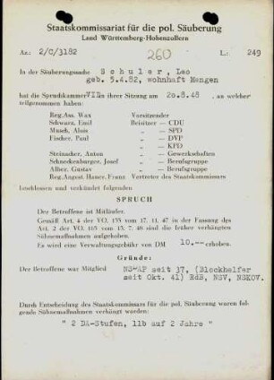 Schuler, Leo