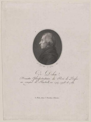 Bildnis des Christian Wilhelm von Dohm