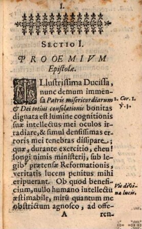 Triginta tres Sectiones epistolae seu abiurationis haeresis Calvinianae