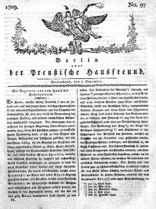 No. 97., 2. December 1809