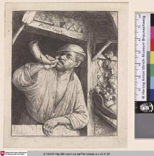 [Der Bäcker; The baker sounding his horn; Paysan sonnant du cor]