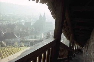 Esslingen: Blick von der Treppe zur Burg auf St. Dionys