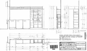 Friedrichshafen Stadt: Mofa - Datenstation, Einbauschrank mit Kassettenschr., Prospektregal Empfangsgeb.
