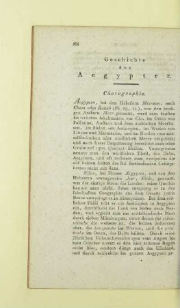 Geschichte der Aegypter