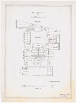 Neues Theater am Schiffbauerdamm, Berlin: Grundriss UG