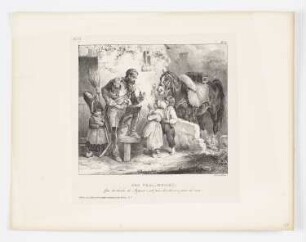Pas vrai, Mosieu, que la barbe de Sapeur c’est pas des cheveux pour de vrai, Blatt 2 der Folge "Album pour 1829"
