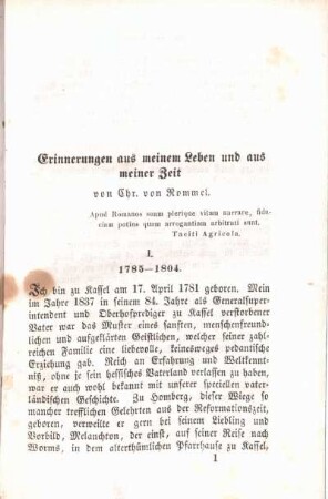 I. 1785 - 1804.