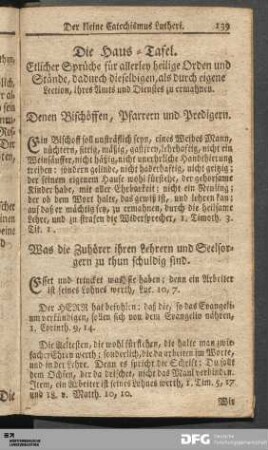 Die Haus-Tafel.