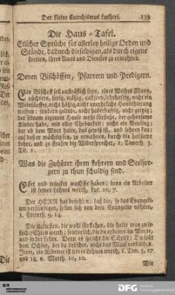 Die Haus-Tafel.