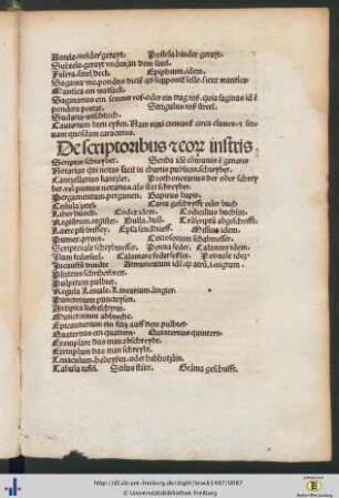 De scriptoribus et eorum instrumentis
