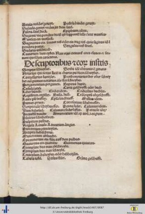 De scriptoribus et eorum instrumentis