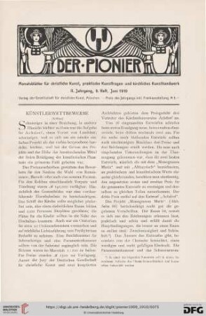 9. Heft, Juni 1910