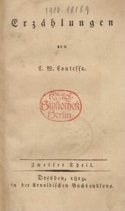 Theil 2: Erzählungen