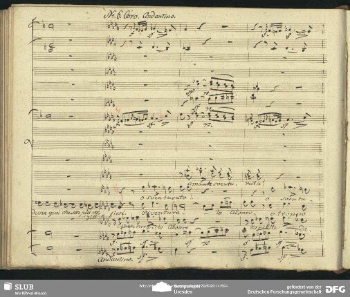 No. 6 Coro: "Amante sventurata"