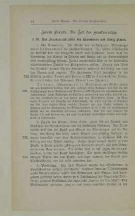 Zweite Periode. Die Zeit des Frankenreiches