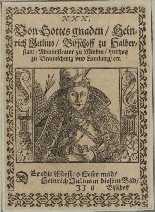 Bildnis des Heinrich Julius Herzog von Braunschweig-Lüneburg