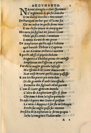 Comedia di Plauto intit. l'Amphitriona