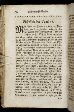 Geschichte des Comines