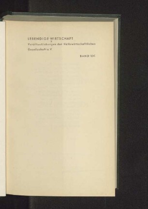 Die Verkehrspolitik in der öffentlichen Meinung : Diskussionsverband der Volkswirtschaftlichen Gesellschaft