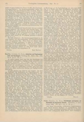 284-287 [Rezension] Finke, Heinrich, Forschungen und Quellen zur Geschichte des Konstanzer Konzils