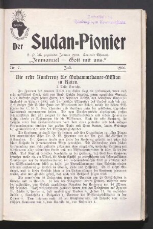 Nr. 7. Juli 1906