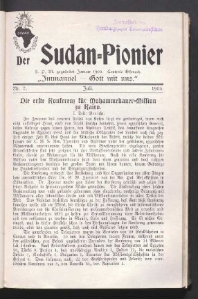 Nr. 7. Juli 1906