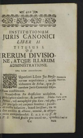 Institutionum Juris Canonici. Liber II.