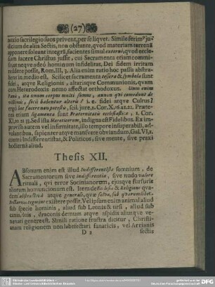 Thesis XII.
