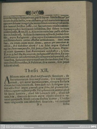 Thesis XII.