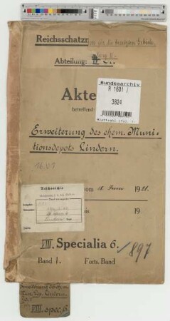 Erweiterung des ehem. Munitionsdepots Lindern