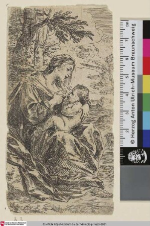 [La Ste. Vierge; Madonna mit Kind]