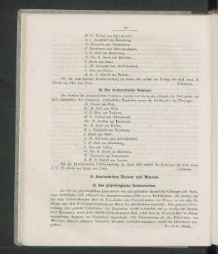 6) Das physiologische Laboratorium.