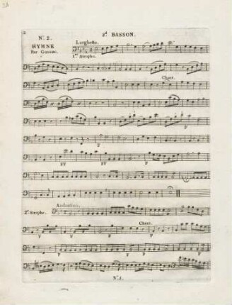 No. 2 Hymne. Par Gossec.