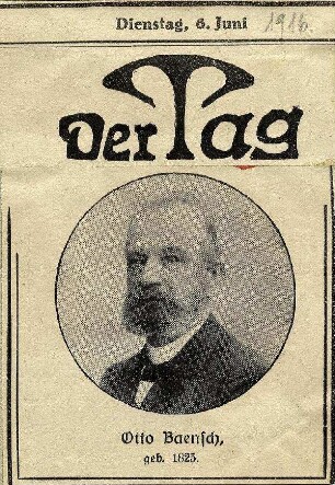 Bildnis von Otto Baensch (1825-1898)