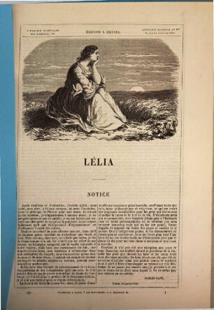 Oeuvres illustrées de George Sand, [7]. Lélia u.a.