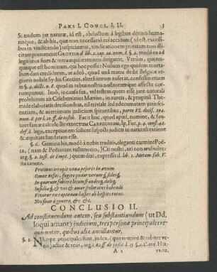 Conclusio II.